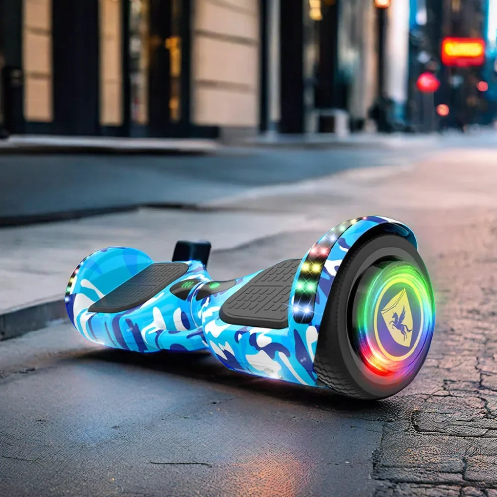 EU Stock 350W Hoverboard with 6.5/8/10 Inch Motors 350W App Control 36V Electric Hoverboard for Children 350W Smart Sensor