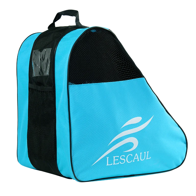 Roselle Wholesale Breathable Polyester All Season Skating Shoes Storage Bag Roller Skate Backpack with Adjustable Shoulder Strap