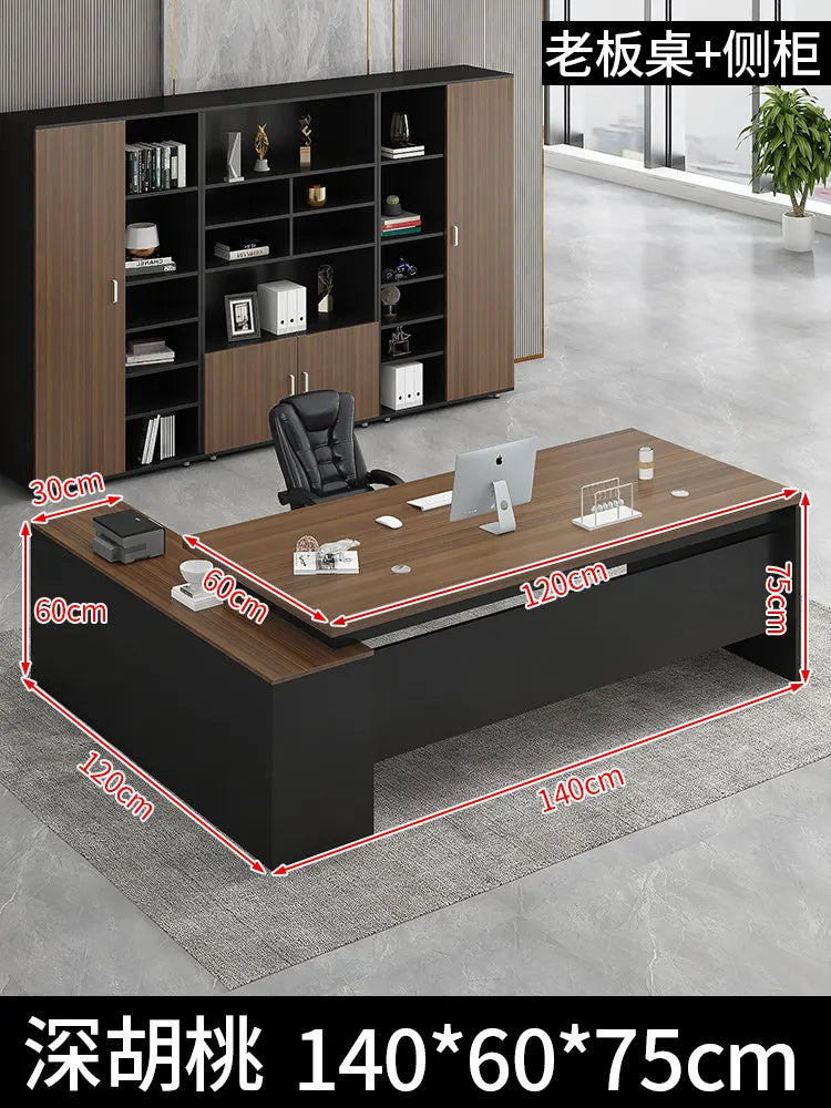 Standing Aesthetic Office Desk Design Large Organizers Modern Fashion Office Desk Interior Mesas Escritorio Room Furnitures