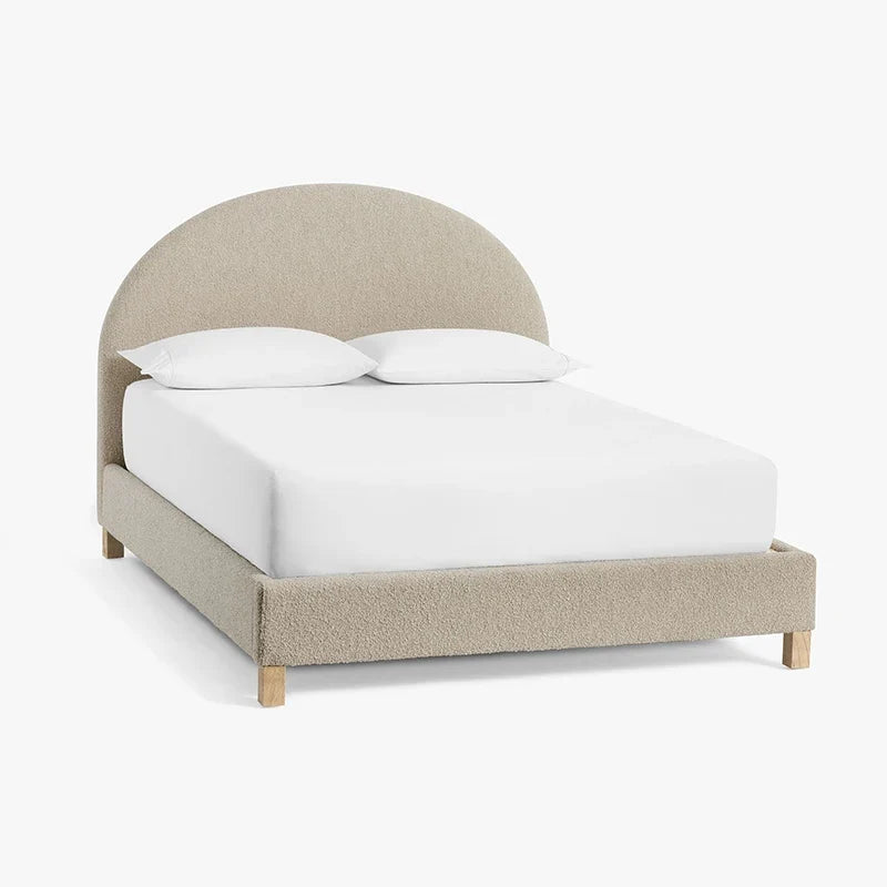 Bedroom Minimalist Beds Luxury Fancy Queen Size Frame Bed Nightstands Upholstered Letto Matrimoniale Furniture Accessories