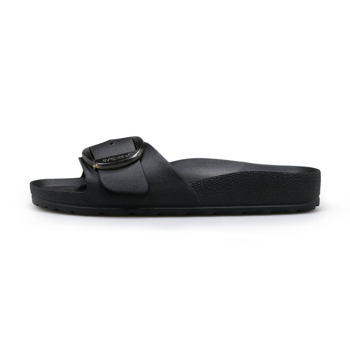 Wholesale Milano Black – Bio EVA Sandal with Translucent Oval Buckle