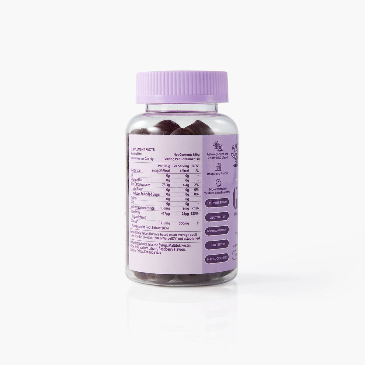 Wholesale Myga Ashwagandha Gummies – Vegan Raspberry Wellness Boost