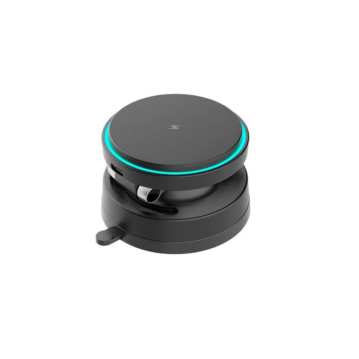 Magnetic Wireless Charging Dashboard Mount Black