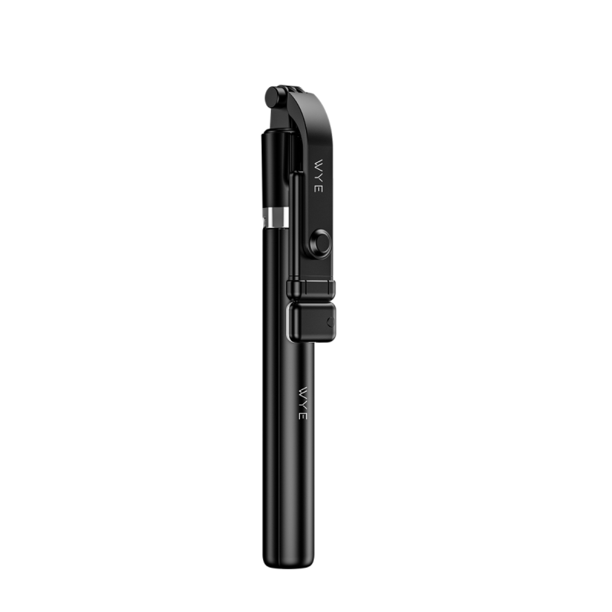 Selfie Stick with Dual Fill Light Black