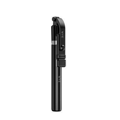 Selfie Stick with Dual Fill Light Black