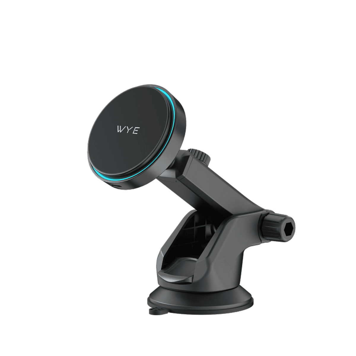 Magnetic Wireless Charging Dashboard Mount Black