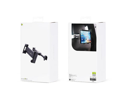 Car Headrest Tablet Holder Black