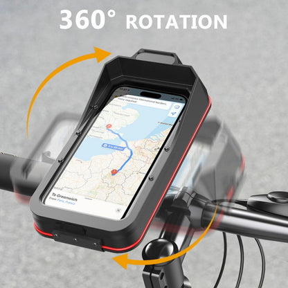 Rainproof Bike &amp; Motorcycle Phone Mount Black