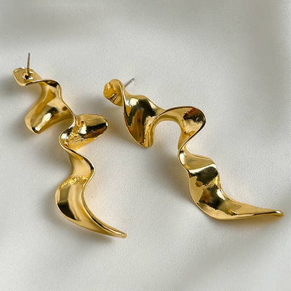 Wholesale Geometric Solid Color Drop Earrings
