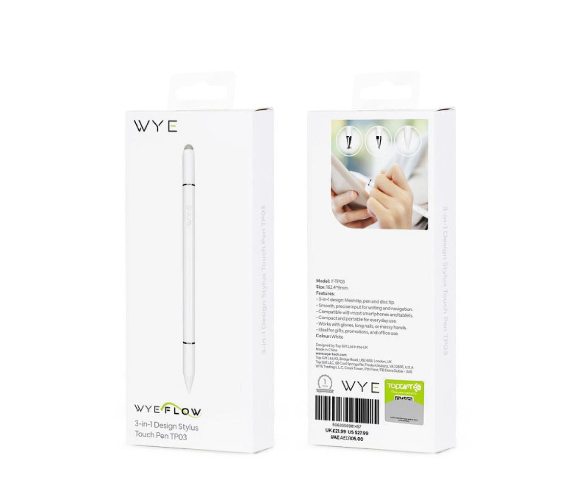 3-in-1 Design Stylus Touch Pen TP03