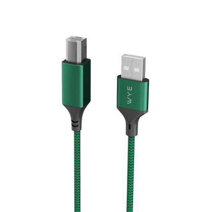 Y-PRCBL1-2M12 USB-A to USB-B Printer Cable 2M Green