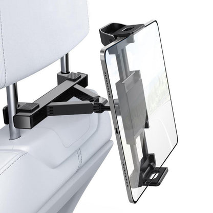 Car Headrest Tablet &amp; Phone Holder Black