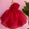 Princess Dress for Baby Girls Floral Beaded Chiffon Dress with Competitive Price Made in Vietnam OEM ODM for Children