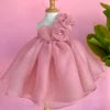 Princess Dress for Baby Girls Floral Beaded Chiffon Dress with Competitive Price Made in Vietnam OEM ODM for Children