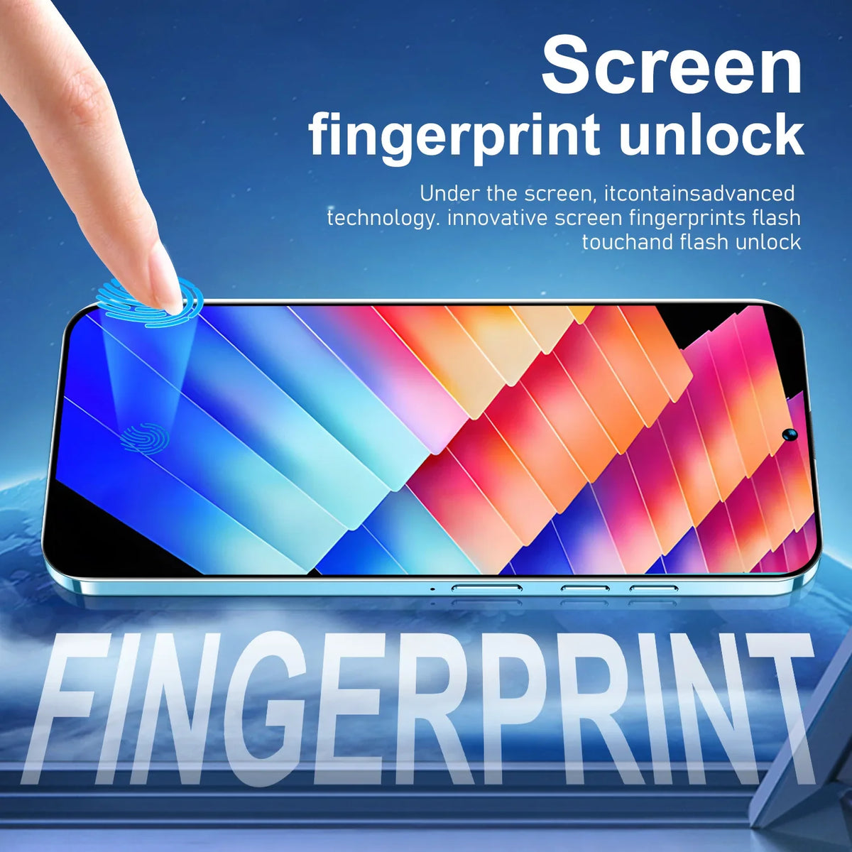 New Design Smartphone 7.2 Inch with  Large Memory Smartphone Mobile Phone with 4G/5G Dual Sim Card
