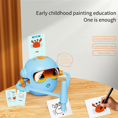 JXD Early Education Intelligent Automatic Painting Robot - Ideal Birthday Gift for Children Aged 3 to 8 Years Old