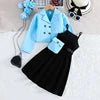 Yokids 8-12 Years Children Clothes Summer Teen Big Girls 2 Piece Girl Clothing Set