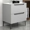 Modern Contemporary Style Wood TV Stand with Sintered Stone Top Easy to Clean for Living Room Small Apartment