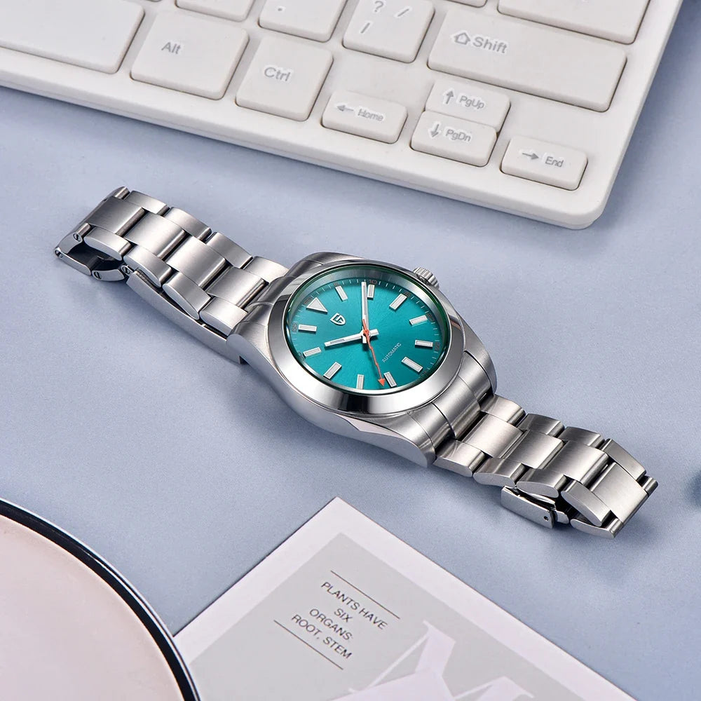 PAGANI DESIGN Men's Watches Luxury Automatic Watch for Men Green Glass Mechanical Watches AR Sapphire Glass Wristwatch Men 2026