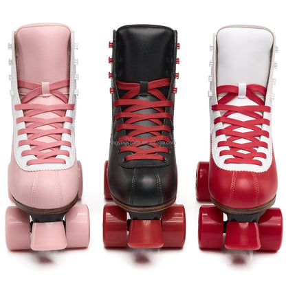 Factory Wholesale Skating Shoes for Adults Children Double Row Wheel Roller Skates for Men Women Four-Wheel Roller Skates Summer