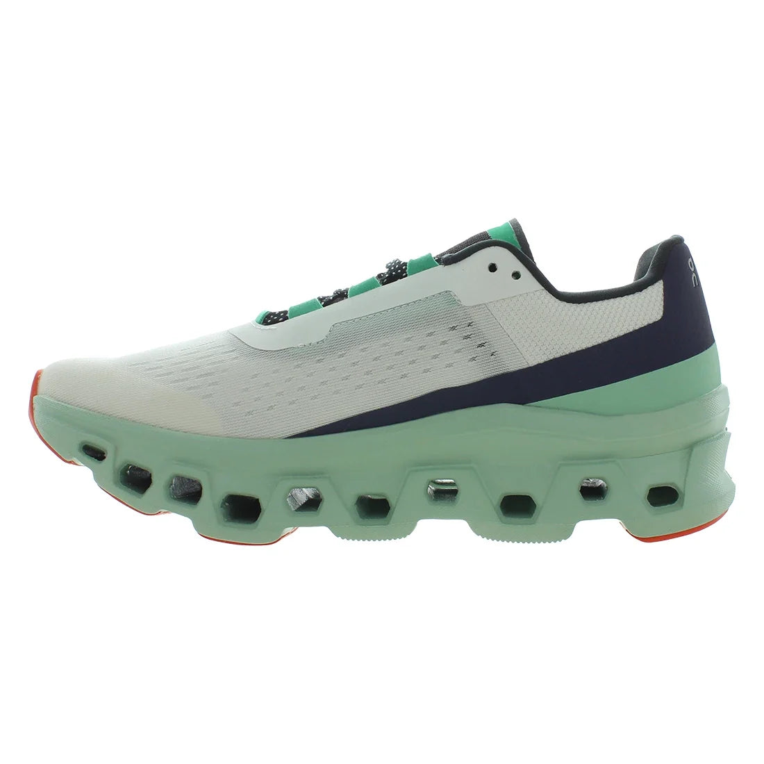 On Cloudmonster Women Shoes Color Undyed/White/Creek | 100% Authentic Made in China Model MSS-6198241