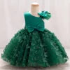 TPY0 Latest Satin Bow Formal Evening Dress Casual Spring Party Princess Gown Children Flower Girls Kids Wedding Dresses