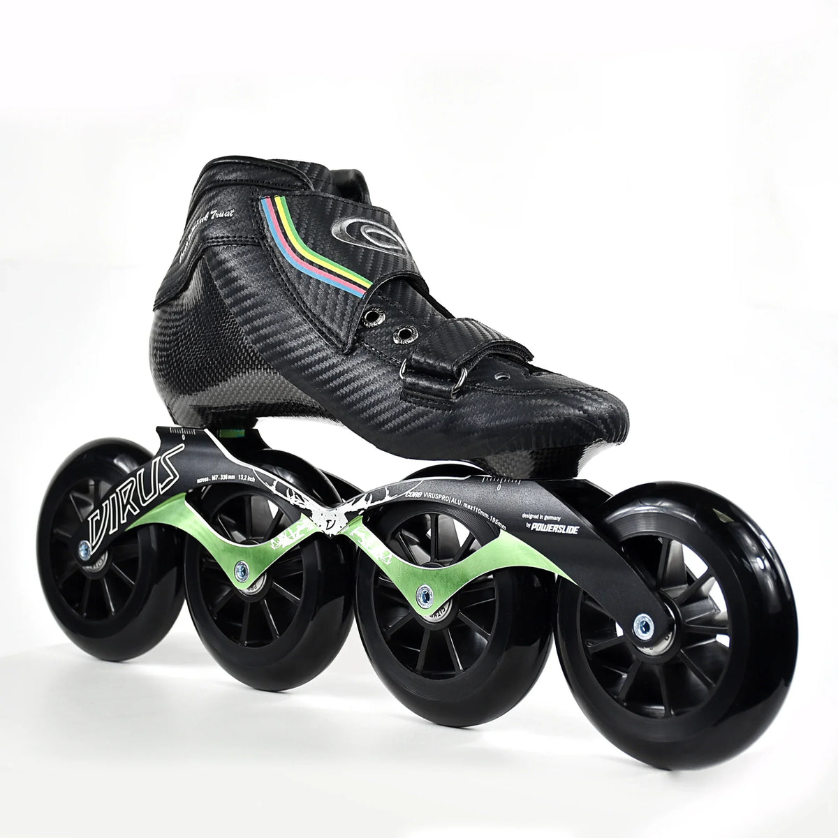 Professional Racing Carbon Fiber Inline Speed Skating Shoes Outdoor Roller Shoes
