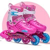 EACHkids Skate Outdoor Roller Skates 4 Wheels Patines Skating Shoes With Wheels for Girl Boys Kids