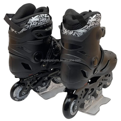 Jinyin Roller Skates Wholesale Inline Skates Professional Slalom Freestyle Inline Speed Rochelle Roller Skating Shoes for Adults