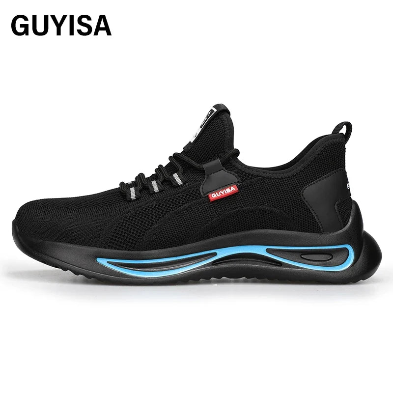 GUYISA Brand 2026 New CE Steel Toe Breathable Safety Shoes Men's Steel Toe Work Shoes for Men