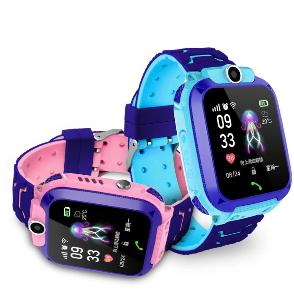 Newly Launched Cheap Waterproof Sim Card Q12 Smart Watch Kids Smartwatch Children Digital for IOS Android Baby Toy Gift