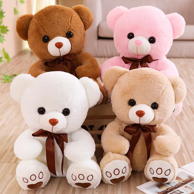 Large Cartoon Teddy Bear Stuffed Animal Soft Plush Toys Children Throw Pillow Teddy Bear Plushie Dolls Girl Valentine's Day Gift