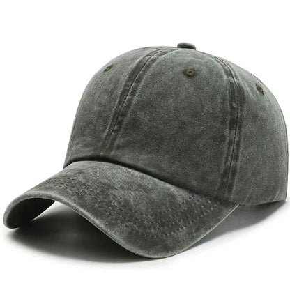 2027 NEW KJ Wholesale Blank Washed Cotton Baseball Caps for Men Women 6 Panel Unstructured Dad Hats Bill Vintage Streetwear Hat
