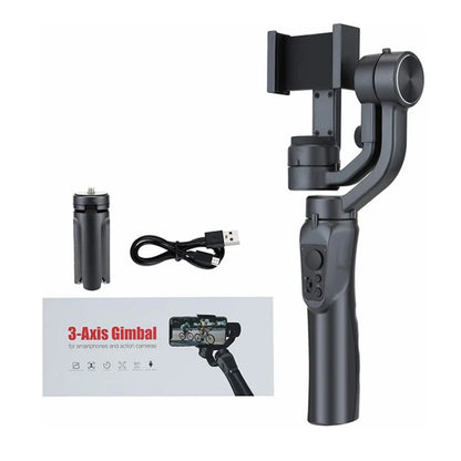 360 Rotation Auto Face Object Tracking Selfie Stick  Phone Holder Handheld 3 Axis Gimbal Stabilizer