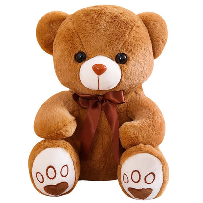 Large Cartoon Teddy Bear Stuffed Animal Soft Plush Toys Children Throw Pillow Teddy Bear Plushie Dolls Girl Valentine's Day Gift