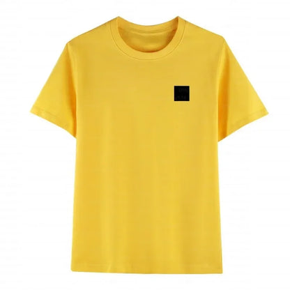 T-Shirts Summer Men and Women Short Sleeve Embroidery Badge Shirts Men's TShirts Clothes Top