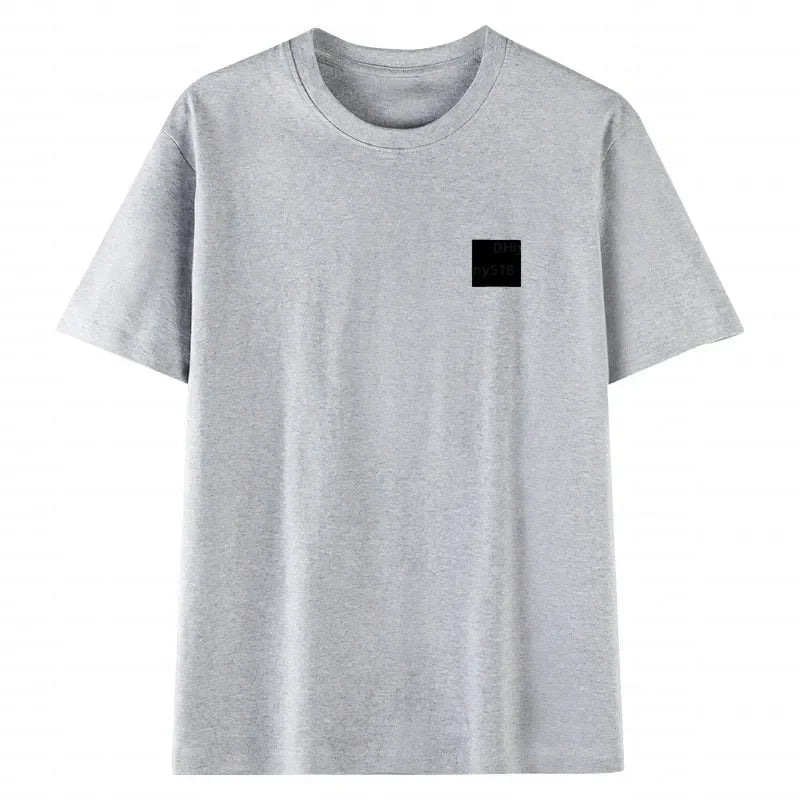 T-Shirts Summer Men and Women Short Sleeve Embroidery Badge Shirts Men's TShirts Clothes Top