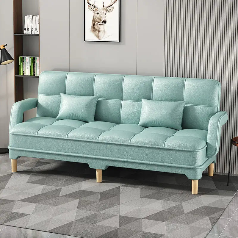 Bedroom Rental Room Fabric Sofa Small Family Living Room Multi-function Folding Sofa Bed