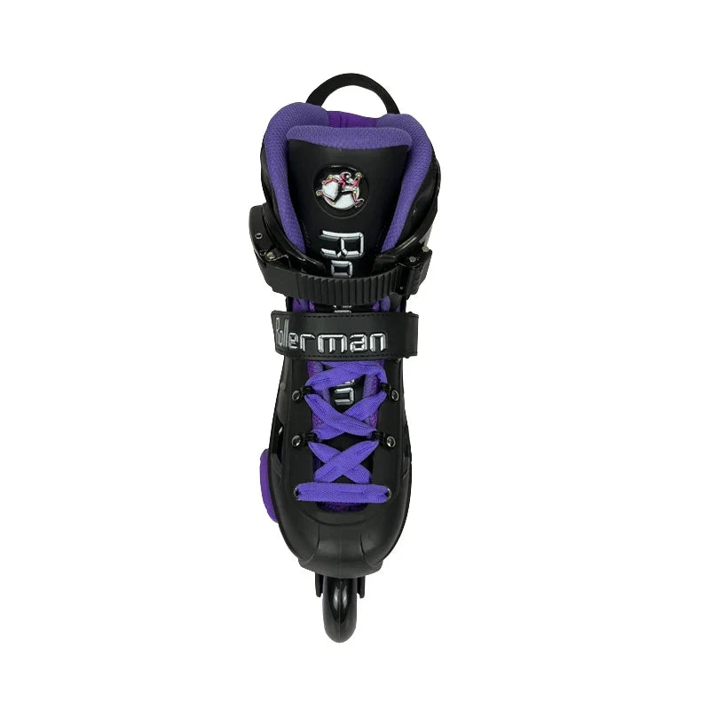 OEM ODM Inline Skating Shoes 4 Wheels Professional High Speed Roller Skate Shoes