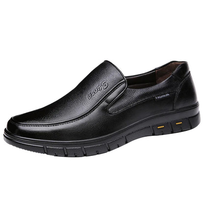 2027 NEW KJ PU Out Sole Black Brown Men's Dress Shoes Genuine Cow Leather Oxford Business Casual Shoes for Men