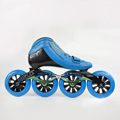 Professional Racing Carbon Fiber Inline Speed Skating Shoes Outdoor Roller Shoes