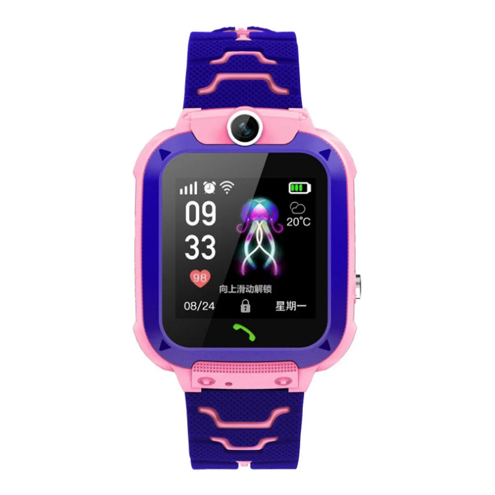 Newly Launched Cheap Waterproof Sim Card Q12 Smart Watch Kids Smartwatch Children Digital for IOS Android Baby Toy Gift
