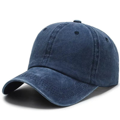 2027 NEW KJ Wholesale Blank Washed Cotton Baseball Caps for Men Women 6 Panel Unstructured Dad Hats Bill Vintage Streetwear Hat