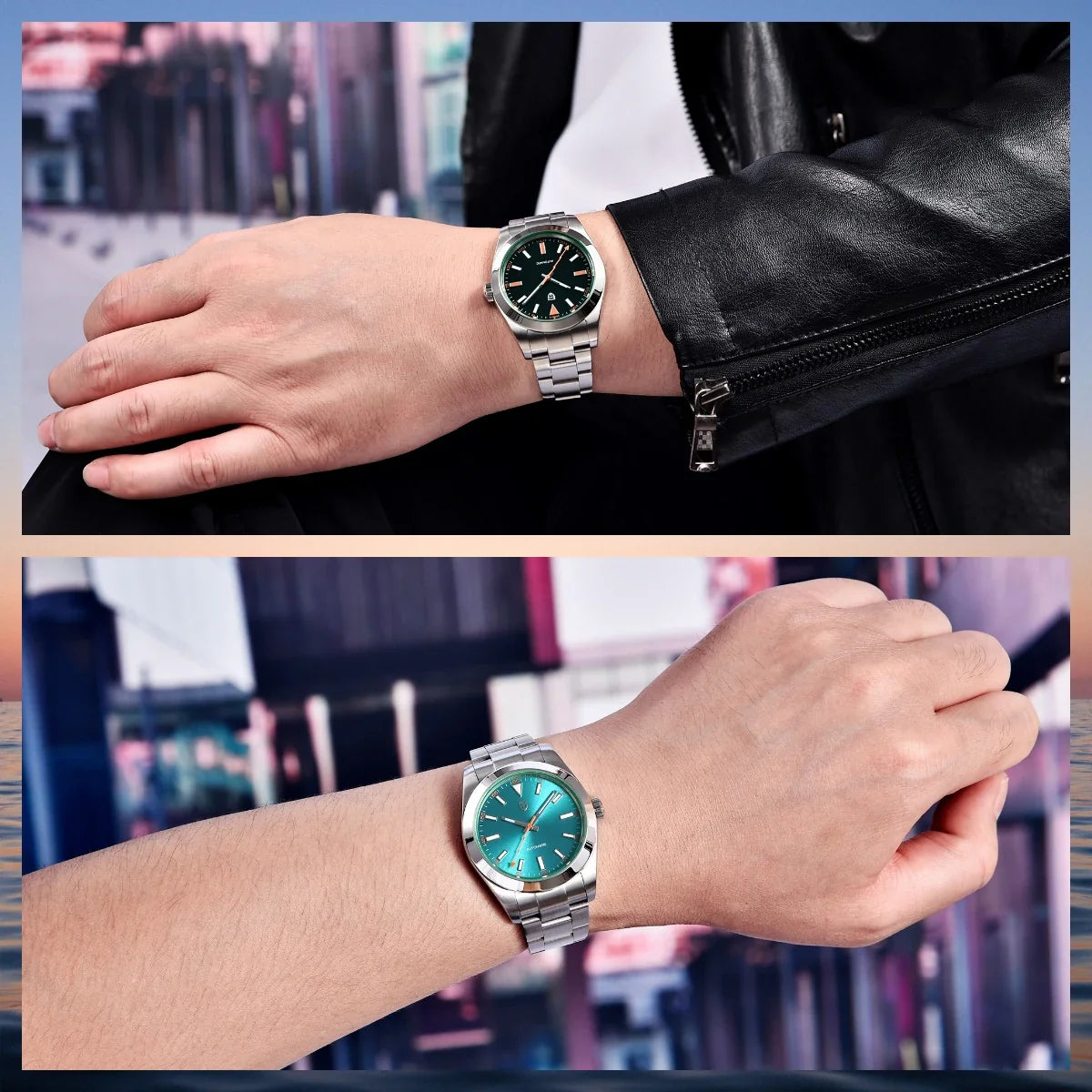 PAGANI DESIGN Men's Watches Luxury Automatic Watch for Men Green Glass Mechanical Watches AR Sapphire Glass Wristwatch Men 2026