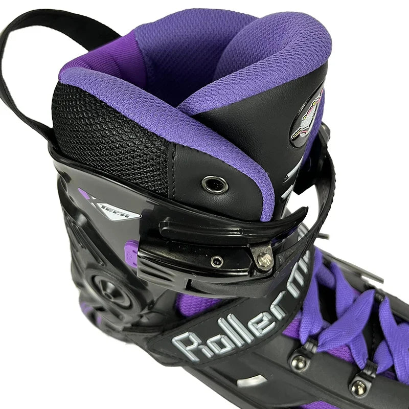 OEM ODM Inline Skating Shoes 4 Wheels Professional High Speed Roller Skate Shoes