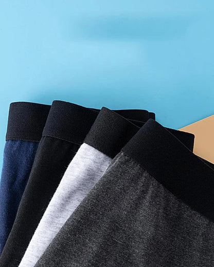 10PCS Clean Color Men's Boxer Shorts for Teenagers, Children, Men and Women, Daily Wear Underwear