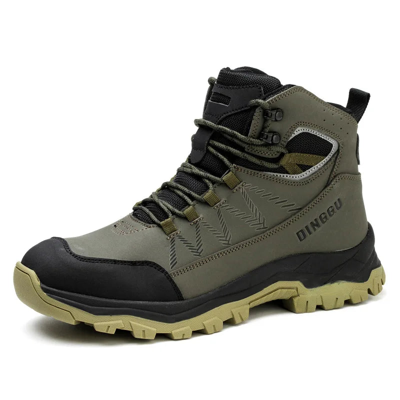 Men's Steel Toe Work Shoes, Microfiber Leather Upper EVA Sole, Breathable Lightweight Comfortable Safety Shoes for Men