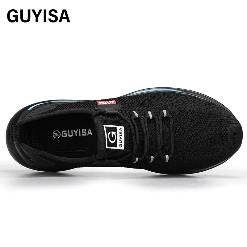 GUYISA Brand 2026 New CE Steel Toe Breathable Safety Shoes Men's Steel Toe Work Shoes for Men