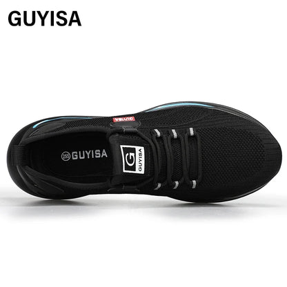 GUYISA Brand 2026 New CE Steel Toe Breathable Safety Shoes Men's Steel Toe Work Shoes for Men