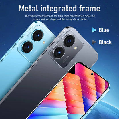 New Design Smartphone 7.2 Inch with  Large Memory Smartphone Mobile Phone with 4G/5G Dual Sim Card
